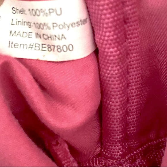 bareMinerals Hot Pink Faux Pebbled Leather Cosmetic Bag Makeup Zip Travel Bag - Picture 13 of 13